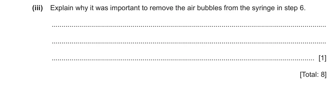 June 2024 Paper 6, question 1(b)(iii): Cooking fruit and vegetables in water reduces their vitamin C content. The vitamin C is transferred from the fruit and vegetables to the water by diffusion. DCP