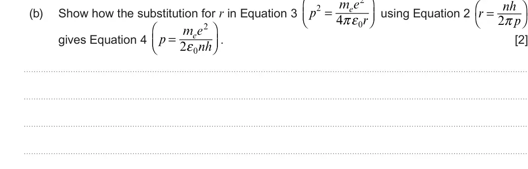 Summer 2024 Unit 3, question 8(b): Paragraph 8 Read through the following article carefully. Some Interesting Aspects of Quantum Physics The whole idea of quantum physics usually starts with the