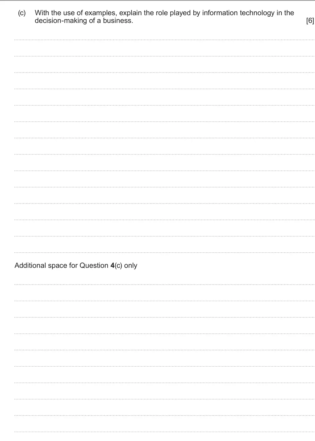 Summer 2023 Unit 3, question 4(c): GFK Windows Ltd is a business that produces, sells and installs double glazing windows, doors and conservatories. The business was established in 1990, it is ow