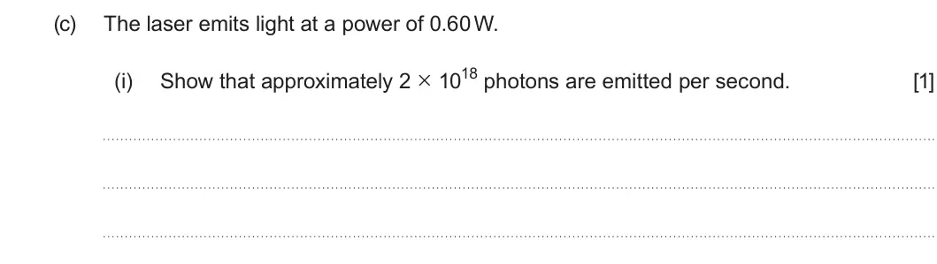 Summer 2024 AS Unit 2, question 9(c)(i): [1]