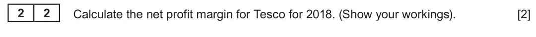Summer 2022 AS Unit 2, question 2.2: Tesco Tesco is the market leader within the UK grocery industry. In September 2018, Tesco launched its first new discount store in the UK, called Jack’s. In an 