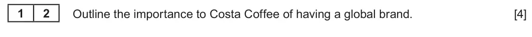 Summer 2023 AS Unit 2, question 1.2: Costa Coffee Costa Coffee is a British multinational coffeehouse business. Costa Coffee was founded in London in 1971. In 2022, the business had 2 467 UK based 