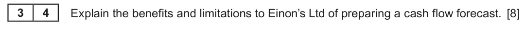 Summer 2023 AS Unit 2, question 3.4: Einon’s Ltd Einon’s Ltd is an independent Do-It-Yourself (DIY) retailer run by Marc Einon. The business employs two part-time staff. Last year B&Q, a market lea