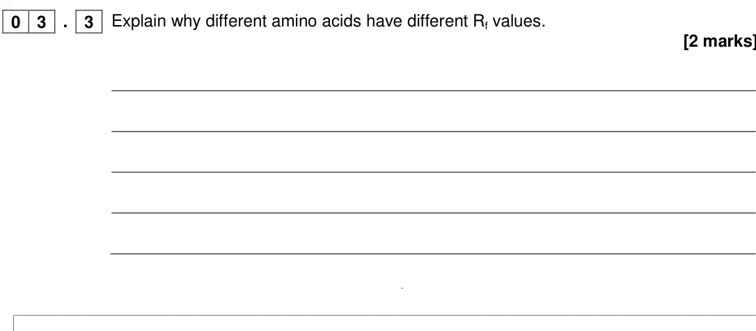 Specimen Paper 3, question 03.3: 0