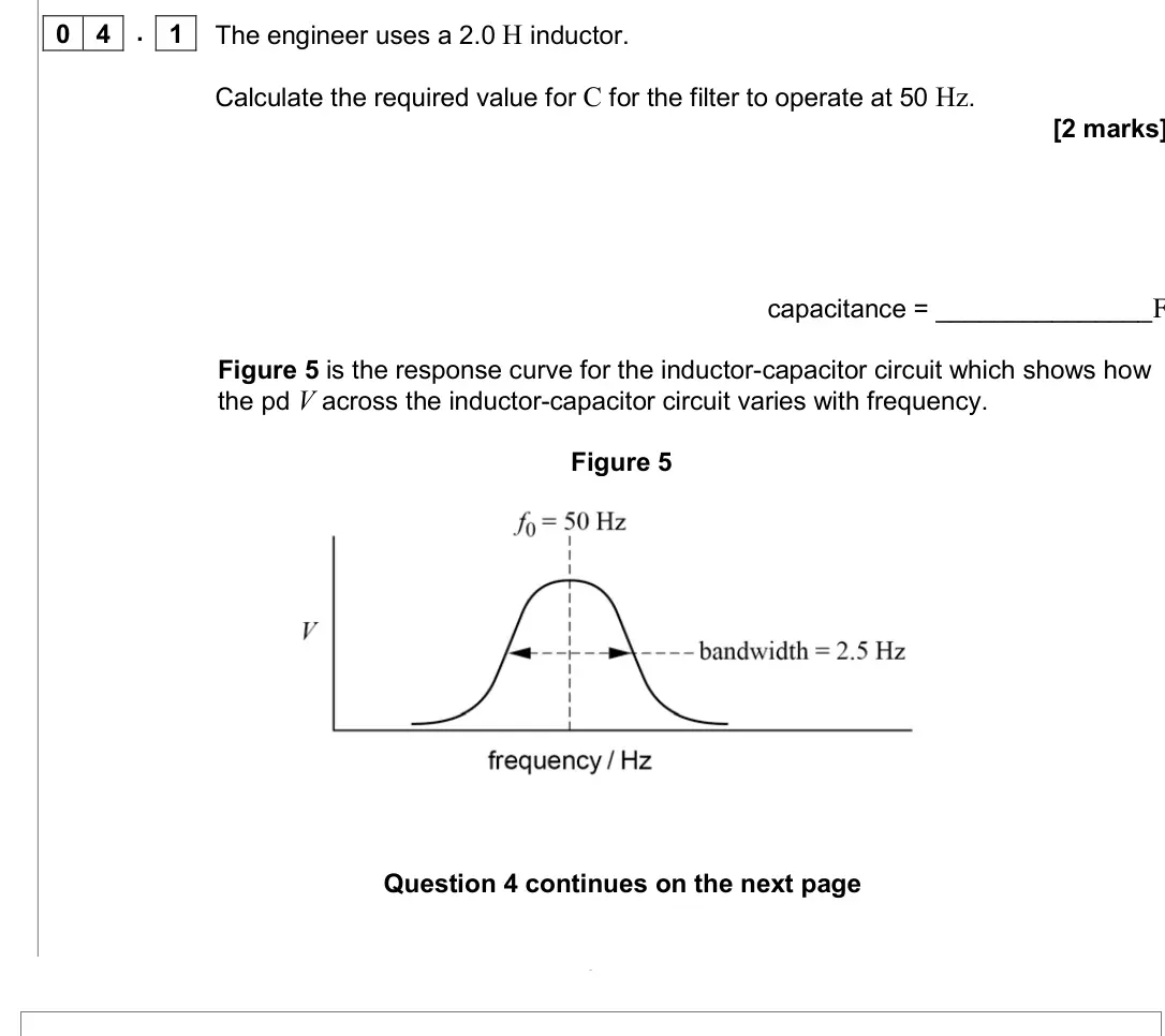 Specimen Paper 3 Electronics, question 04.1: An engineer uses copper cable to connect an intercom system between her office and workshop. The signals have to travel a long distance and she finds that inter