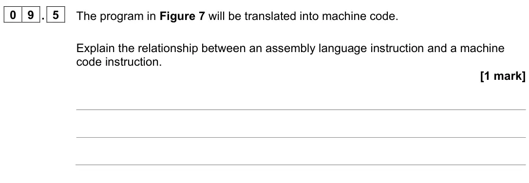 June 2022 Paper 2, question 09.5: LDR Rd, <memory ref> Load the value stored in the memory location specified by <memory ref> into register d. STR Rd, <memory ref> Store the value that is in reg
