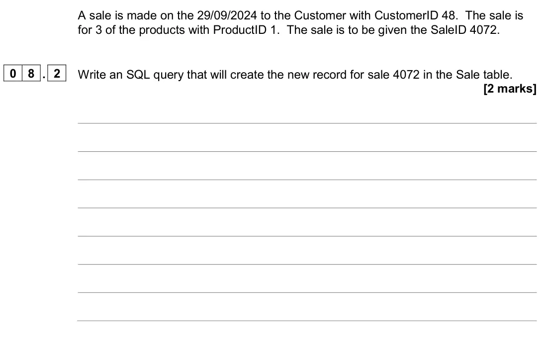 June 2024 Paper 2, question 08.2: A All messages sent using the protocol encode data using XML. B All messages sent using the protocol have a digital signature. C Messages sent using the protoco