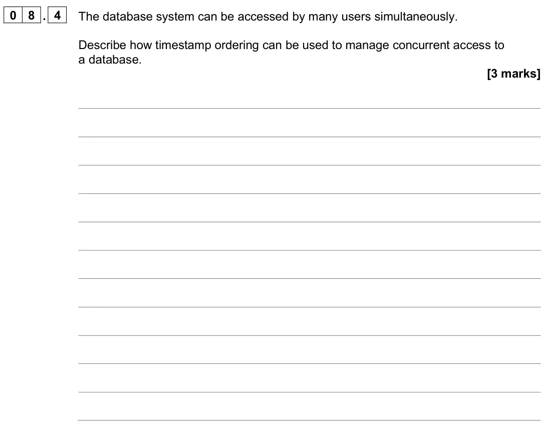 June 2024 Paper 2, question 08.4: A All messages sent using the protocol encode data using XML. B All messages sent using the protocol have a digital signature. C Messages sent using the protoco