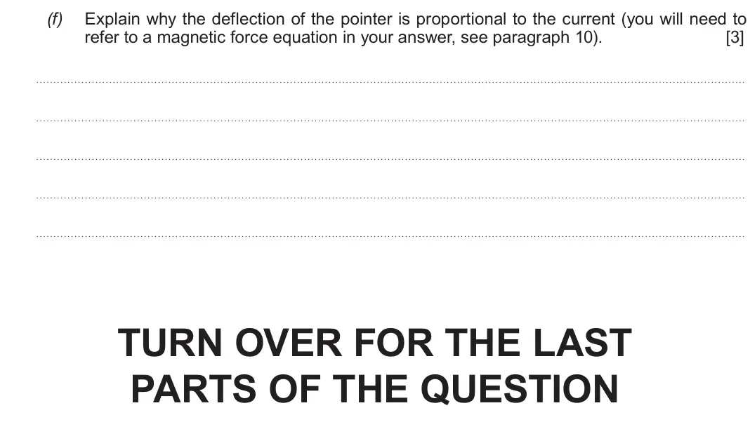Autumn 2021 Component 1, question 8(f): Paragraph 8 Read through the following article carefully. Build Your Own Strainmeter in an A-level Physics Classroom The first questions that need answering are