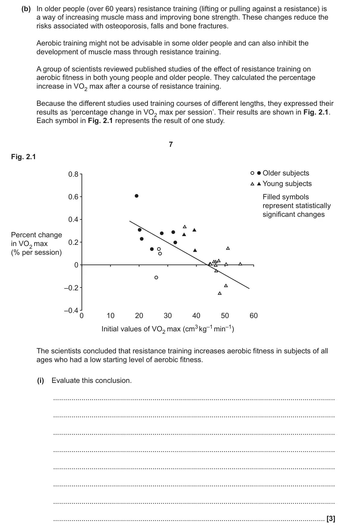 June 2023 Paper 2, question 2(b)(i): Evaluate this conclusion. [3]