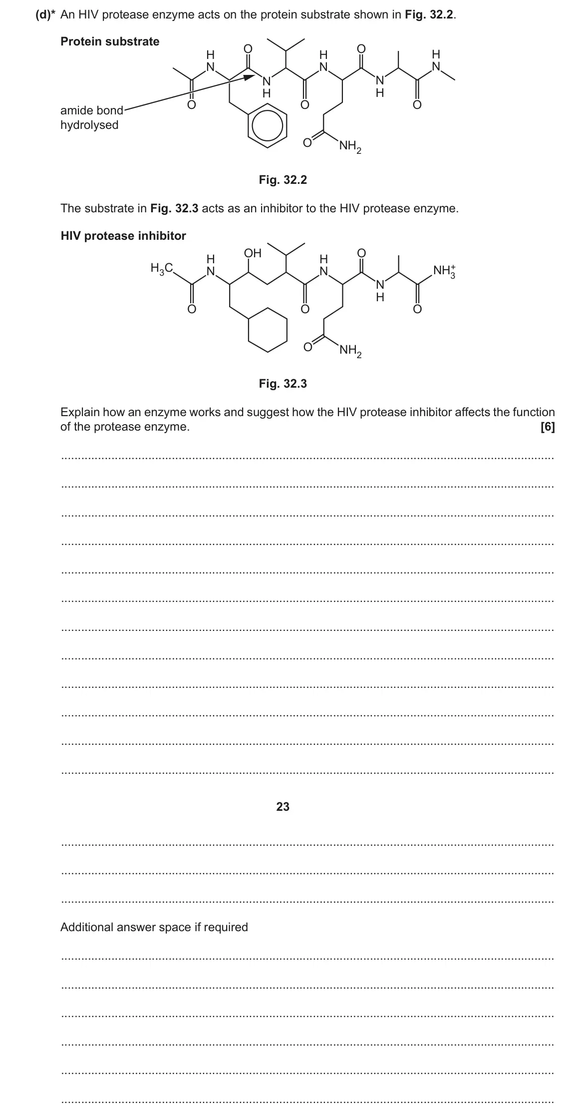 June 2019 Paper 1, question 32(d): DNA carries the instructions for synthesising the primary structures of protein molecules. Its backbone consists of alternating phosphate and deoxyribose sugar 