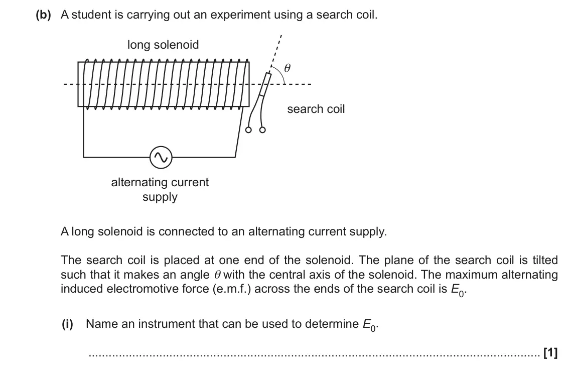 June 2022 Paper 2, question 21(b)(i): Name an instrument that can be used to determine E0. [1]
