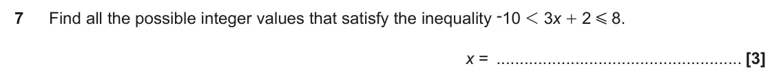November 2023 Paper 4, question 7: x =