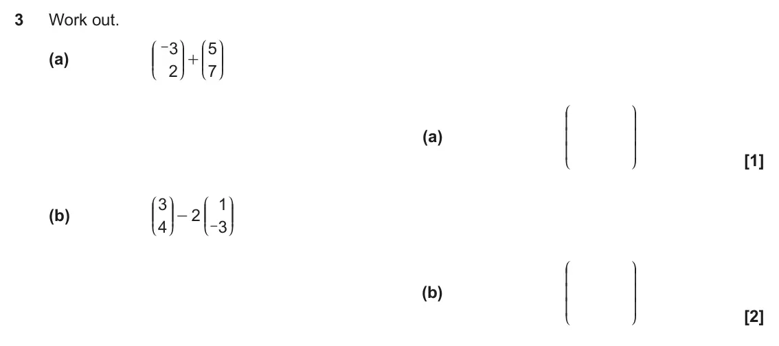 June 2018 Paper 5, question 3: Work out. J N J N – 3 5 (a) KK OO KK OO + 2 7 L P L P J N K O (a) K O K O L P J N J N 3 1 (b) 2 KK OO KK OO - 4 – 3 L P L P J N K O (b) K O K O L P