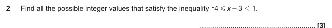 November 2022 Paper 5, question 2: 4 x 3 1 1 . G -